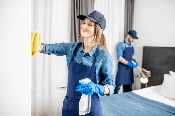 How do professional maid services help in ensuring a super clean house?